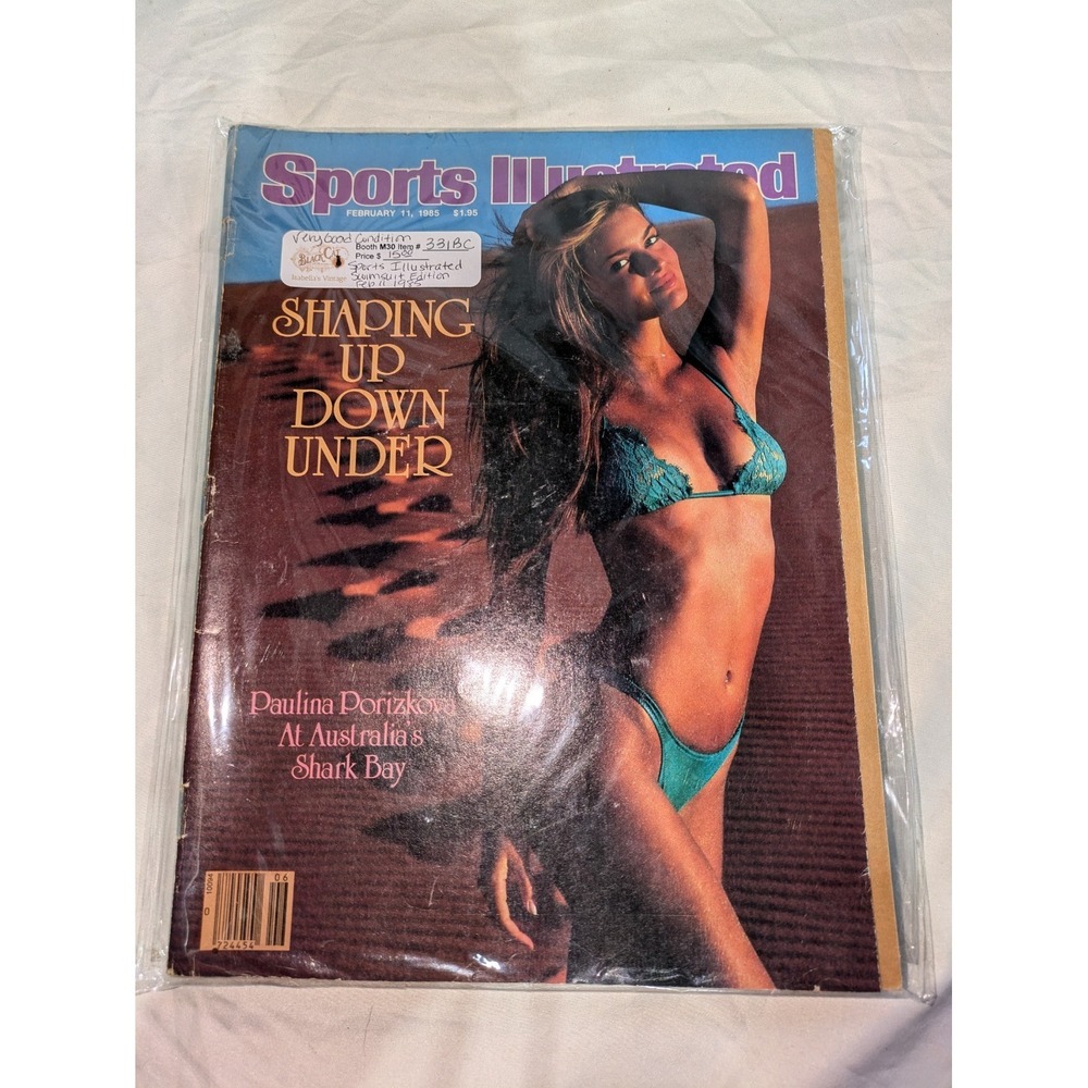 1985 SWIMSUIT ISSUE PAULINA PORIZKOVA IN AUSTRALIA SPORTS ILLUSTRATED NO LABEL